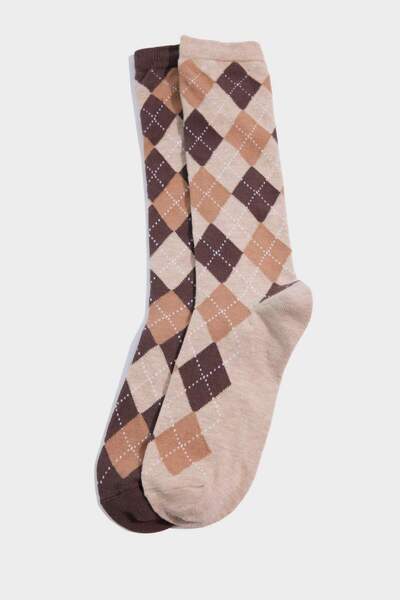 DeFacto Women's 2-Pack Cotton Knee High Socks G6374Axns