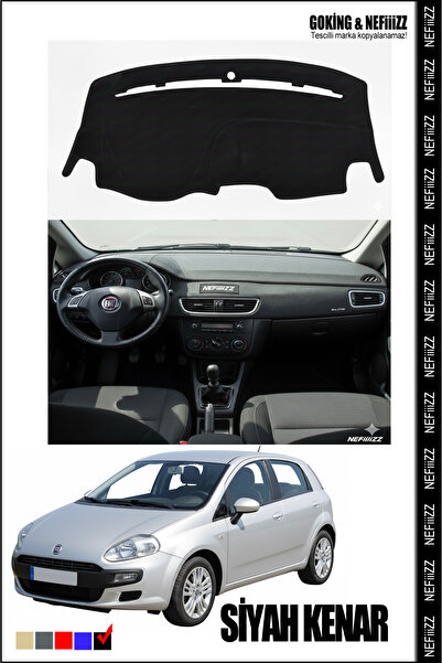 NEFİİİZZ Fiat Punto Torpido Koruma Halısı 2005-2018 Grande Modele Özel Üretim