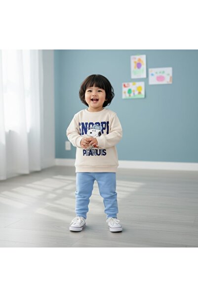 FURYATEX Linia personaj cu imprimeu cu glugă Set dublu Sweat tricou Trening u...