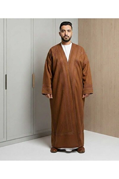 Elegant Men's winter coat, luxurious suede