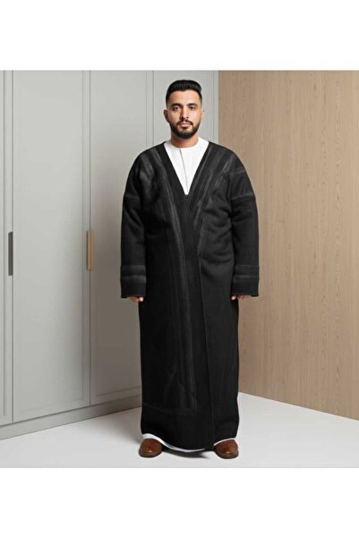 Elegant Men's winter coat, luxurious suede