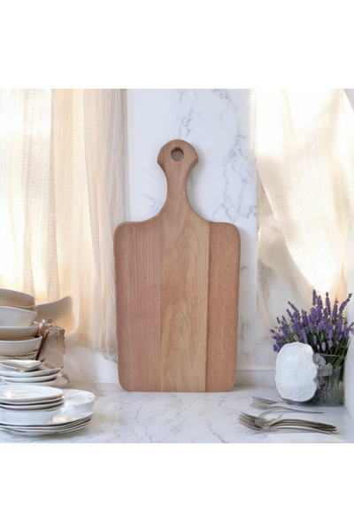 Saatistan Multi-Purpose Beech Cutting Board 35X17 Cm, Stylish and Durable Design