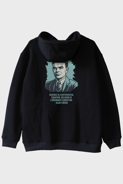 NUUGG Science Is a Differential Equation Alan Turing Printed Hoodie