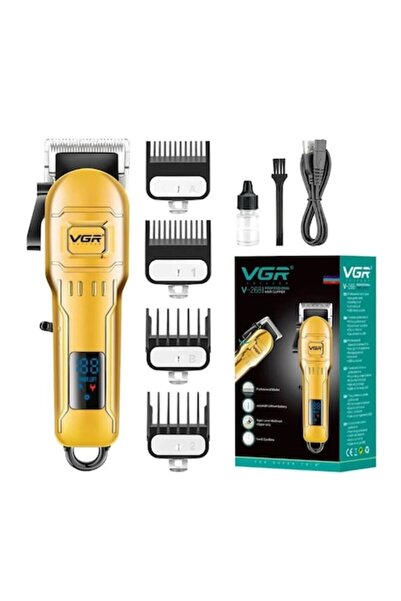 VGR Aparat de tuns fără fir AIA V-268, Accesorii incluse, Lame din titan