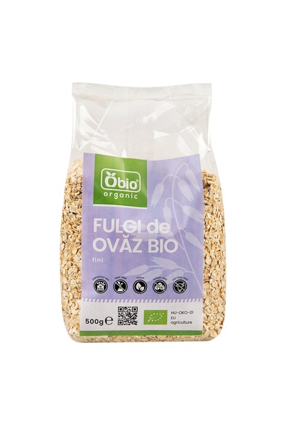 OBİO Fulgi de ovaz fini 500g