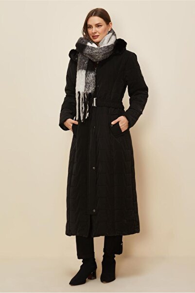 Alvina Belted K Hooded Coat 90592