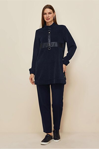 Alvina Stand-Up Collar Tracksuit Tunic 45976-1