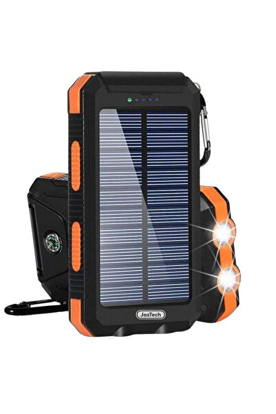 Jastech بنك طاقة شمسي عالي السعة 20000 مللي أمبير، مقاوم للماء، مزود ببوصلة، ...