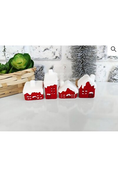 Liva Karli Evler 4 Lü Takım Silikon Kalip