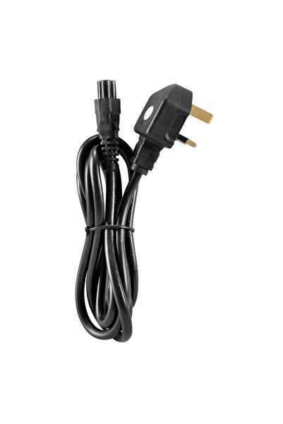 Terminatör Terminator PC Power Cord 2M 13A Plug to Laptop Socket – Black, Blister Pack