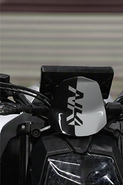 Banxtre CFMOTO NK250 için Gri Renk Ön Siperlik için Dekor Sticker (1 Adet)