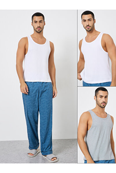 Styli Pack of 2 - Solid Cotton Vest