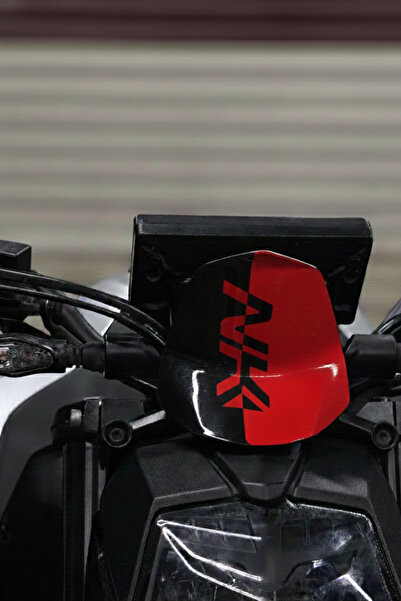 Banxtre CFMOTO NK250 için Kırmızı Renk Ön Siperlik için Dekor Sticker (1 Adet)