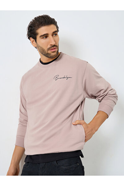 Styli Eco Earth Relaxed Fit Slogan Print Sweatshirt