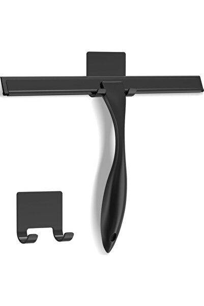 Saharaz All-Purpose Stainless Steel Shower Squeegee for Bathroom Shower Doors, Mirrors Tiles and Car Windows