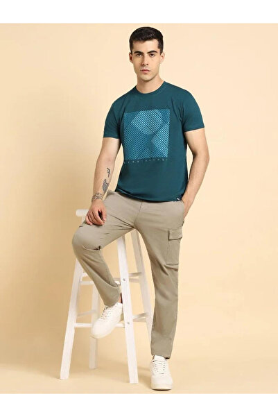 Dennis Lingo By Styli Men Regular Fit Geometric Graphic T-Shirt