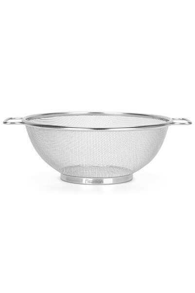 Fissman Round Strainer With Handle Silver 22cm