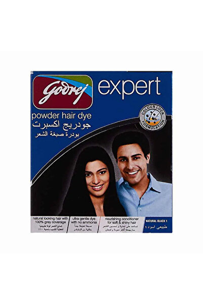 Godrej Expert Hair Color Powder Hair Dye Natural Black- 10 gm