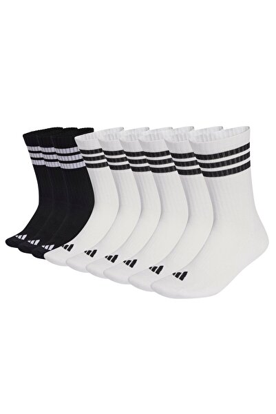 adidas Unisex Socken, 9er Pack - 3-Stripes Cushioned Sportswear Crew Socks, L...