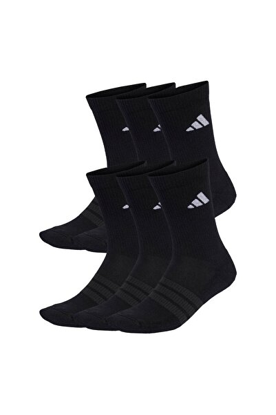 adidas Unisex Socken, 6er Pack - Cushioned Crew Socks, Logo, gepolstert, einf...