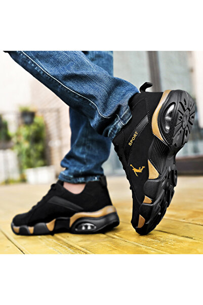 SOSENFER Erkek yürüme ayakkabıları, rahat erkek ayakkabıları, yumuşak tabanlı...