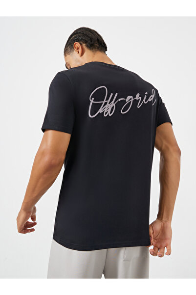 Styli Men Black Graphic Print T-Shirt
