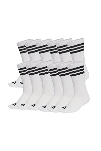 adidas Unisex Socken, 12er Pack - 3-Stripes Essentials Cushioned Crew, Logo, ...