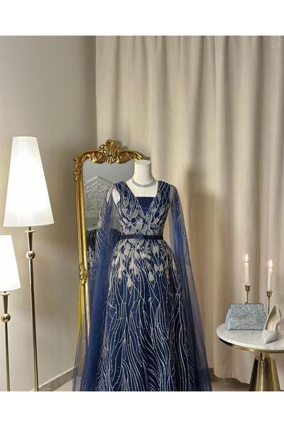 vanus fashion فستان سهرة طويل 5090