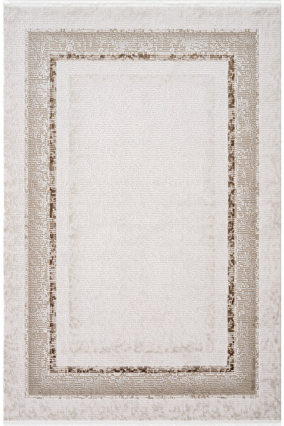 Koza Halı Koza Hayad Sedef Bej Terra Halı Kilim Salon Oturma Odası Yatak Odas...