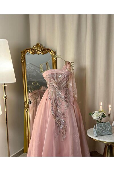 vanus fashion فستان سهرة طويل 5083