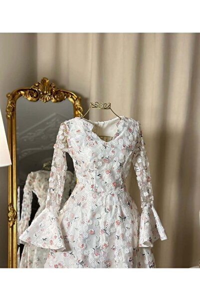 vanus fashion فستان ميدي مشجر 4321