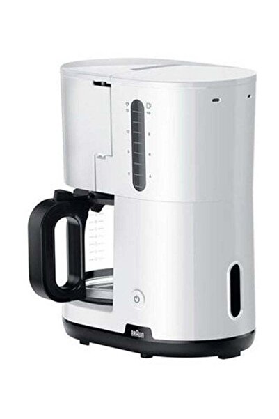Braun Coffee Maker KF1100WH, 10 Cups, 2.5 L, 1000 W, White