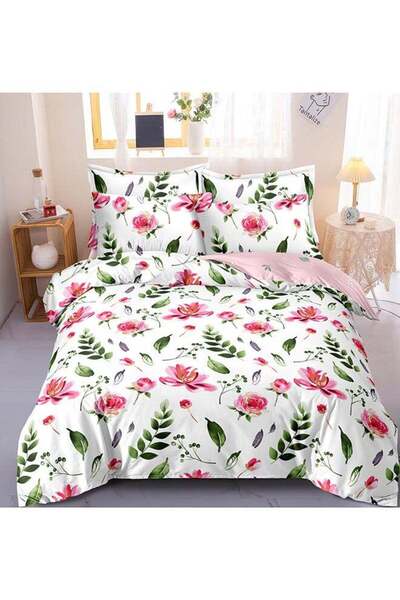 Noon East طقم غطاء لحاف من 6 قطع - مايكروفايبر ناعم، غطاء اللحاف 260×220 سم، ...