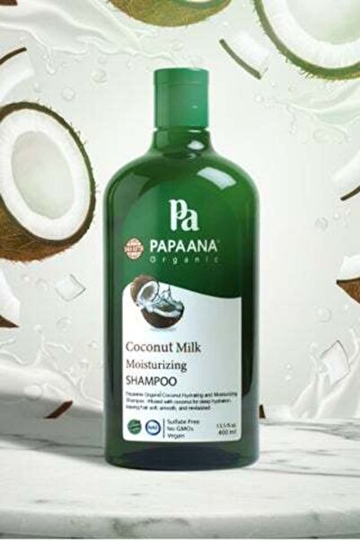 Papaana Organic Coconut Milk Moisturizing Shampoo & Conditioner Bundle – 400ml