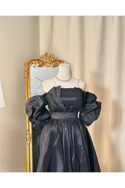 vanus fashion فستان سهرة ميدي 5186 ( لونين )