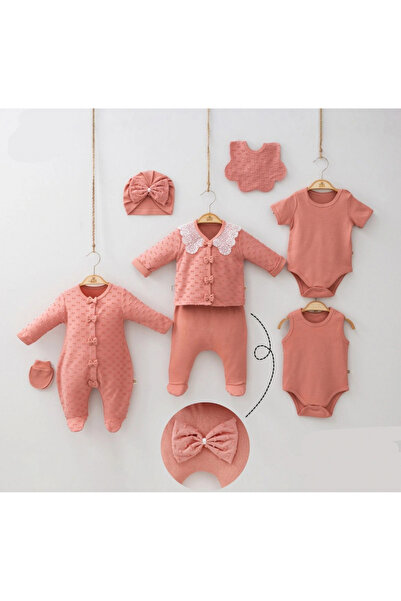 MİNİZEYN TEKSTİL Miniycool 2003 Mnz Brand Collar Bow Newborn Hospital Release...