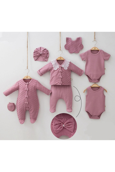 MİNİZEYN TEKSTİL Miniycool 2003 Mnz Brand Collar Bow Newborn Hospital Release...