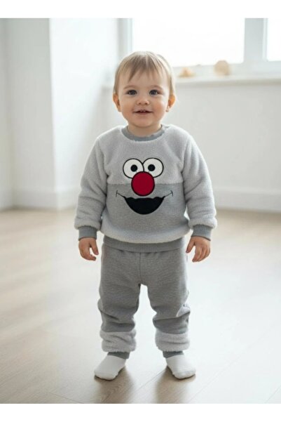 Superbaby Gules blouse and pants set - Grey