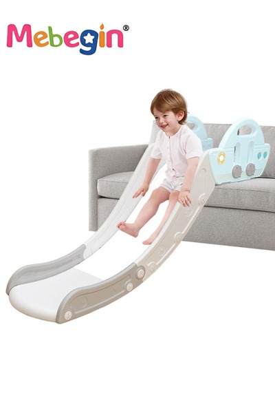 MEBEGIN زحليقة أطفال مزودة بمساند ذراع قابلة للتعديل، زحليقة متينة وقوية بتصم...