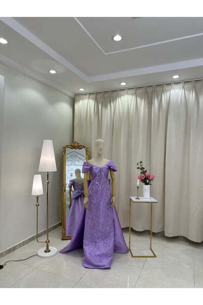 vanus fashion فستان سهرة طويل ( 3 ألوان) 4047