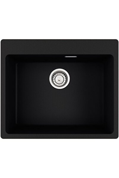 Franke Pachet chiuveta bucatarie fragranite MRG 610-54, 590x500 mm + Baterie Novara Plus, Negru