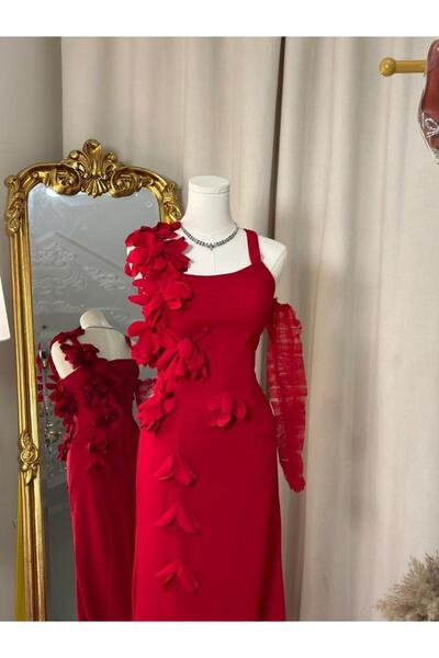 vanus fashion فستان سهرة طويل 4763