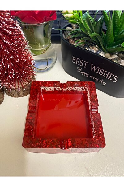 epoksi KIRMIZI YILBAŞI HEDİYESİ KÜLLÜK