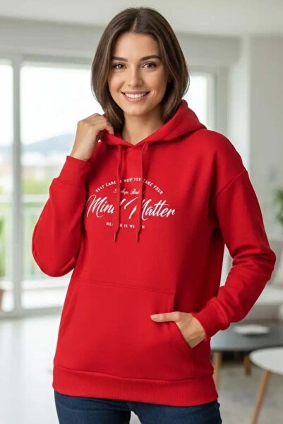 Yağmur Butik Hanorac cu glugă și detaliu buzunar tip cangur