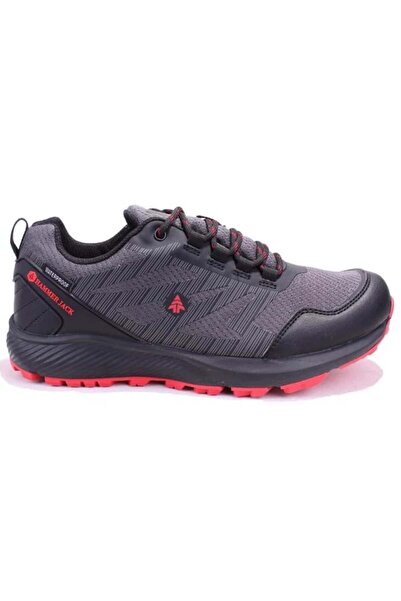 Hammer Jack Ανδρικά αθλητικά παπούτσια Manava Grey Red Orthopedic Waterproof ...