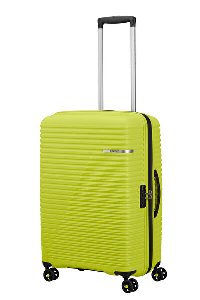 American Tourister LIFTOFF-902 Troller Medium Suitcase Mar Verde-67/24 cm, 4 H-Spin wheels