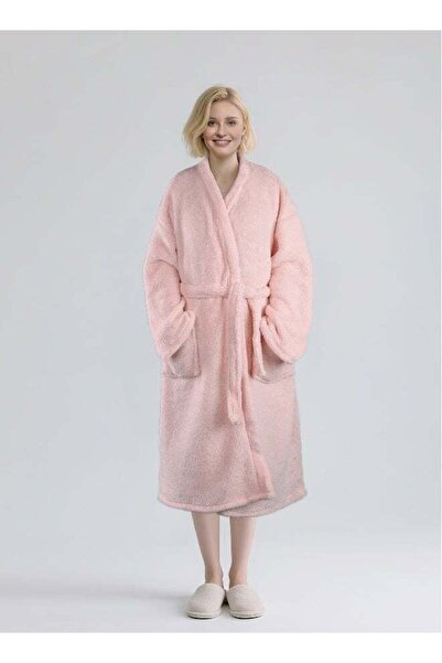 East from Noon Lightweight Bathrobe - 240 g/m² Made of 100% Soft Polyester fo...