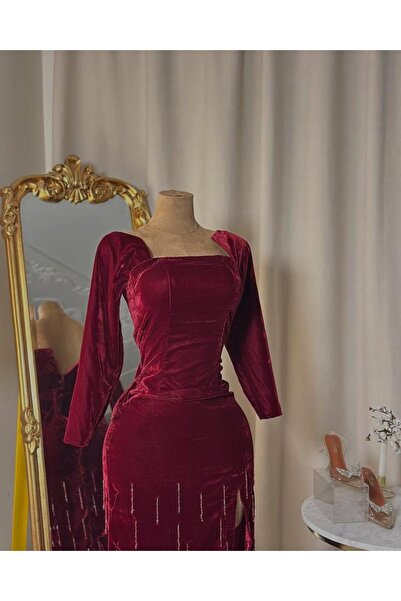 vanus fashion فستان سهرة طويل 5276