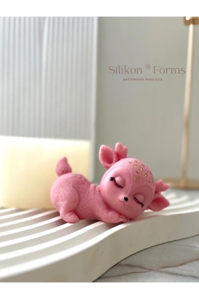 SiliconForms Mulaj din silicon Cerb culcat