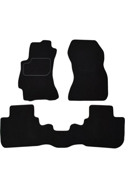 Mammoth Set covorase 4 buc, fata/spate, velur negru, potrivit SUBARU OUTBACK ...